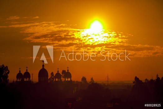 Picture of Addis Ababa at sunrise